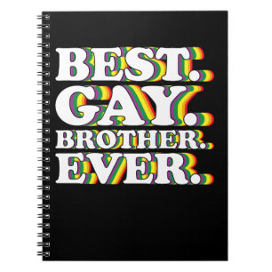 Bester schwuler Bruder aller Zeiten Familie LGBTQ Notizblock