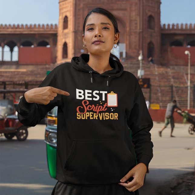 Bester Script-Supervisor - Aufrechterhaltung der K Hoodie (Von Creator hochgeladen)