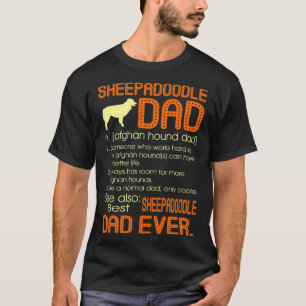 Bester Sheepadoodle-Vater je Vatertag Gi T-Shirt