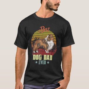 Bester Shetland-Schäferhund-Vater überhaupt Daddy- T-Shirt