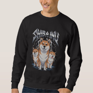 Bester Shiba Inu Hund Vater Schwermetall Hund Mama Sweatshirt