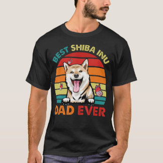 Bester Shiba Inu-Vater Aller Zeiten Vatertag Coole T-Shirt