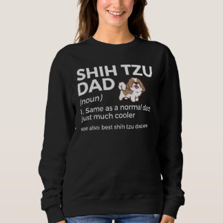 Bester Shih Tzu Vater je Definition Funny Shih Tzu Sweatshirt