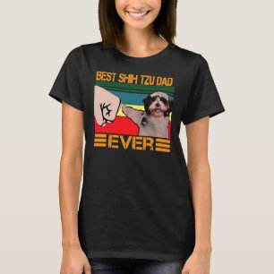 Bester Shih Tzu Vater je Hund Vater Vater S Day T-Shirt