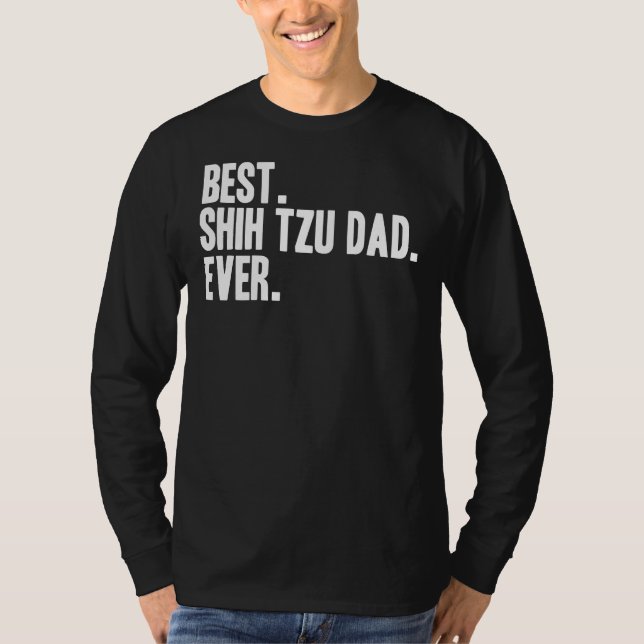 Bester Shih Tzu Vater je Pet Dog T-Shirt (Vorderseite)