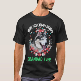 Bester sibirischer Husky-Grandad-T - Shirt
