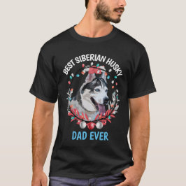 Bester sibirischer Husky-Vater je T-Shirt