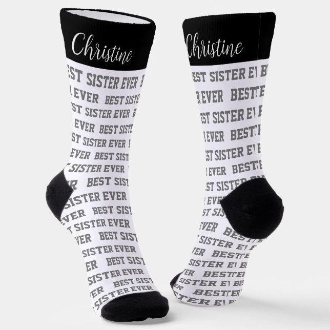 Bester SISTER je Socken (Gewinkelt)