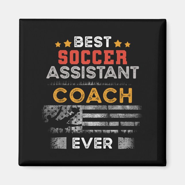 Bester Soccer-Istant-Coach je _ Istant Coach Magnet (Vorne)