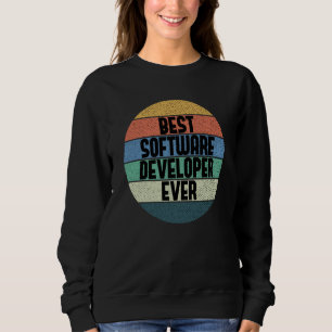 Bester Softwareentwickler Aller Zeiten Coding Prog Sweatshirt