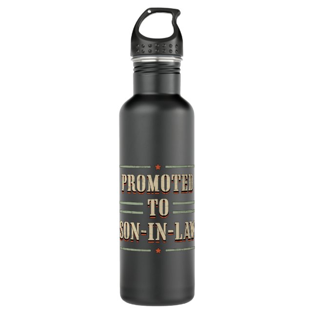 Bester Sohn im Law Phantastisch Son Proud Gift Ide Edelstahlflasche (Vorderseite)