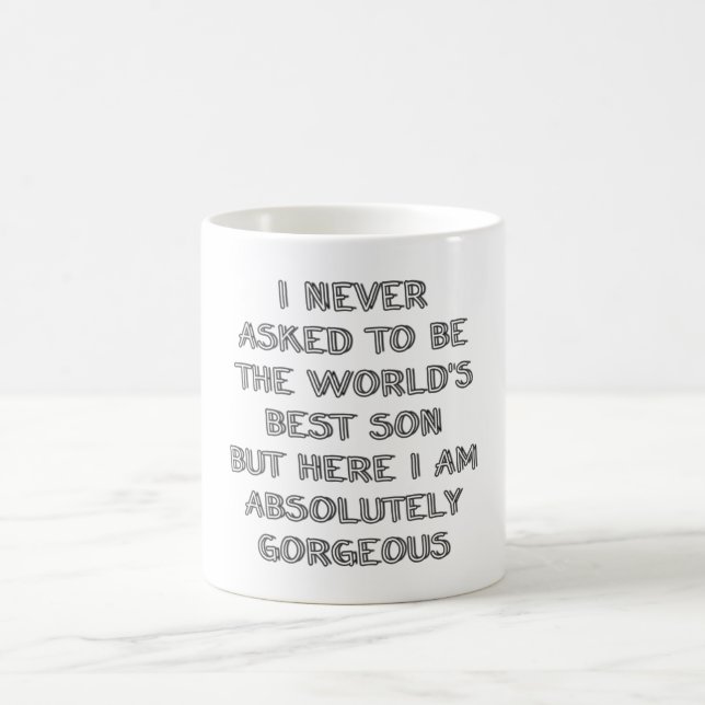 Bester Sohn Kaffeetasse (Mittel)