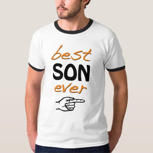 Bester Sohn überhaupt T-Shirt (Vorderseite)