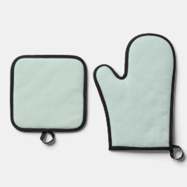 Bester Solid Color Silver Quiltierte Wärmeschutz Ofenhandschuh & Topflappen-Set