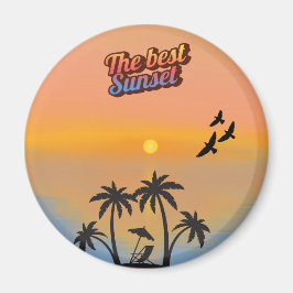 Bester Sonnenuntergang Magnet