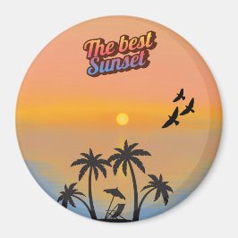 Bester Sonnenuntergang Magnet