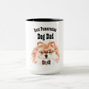 Bester SPITZ DOG VATER - niedliche illustrierte Ob Tasse