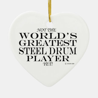 Bester Stahltrommel-Player Keramik Ornament