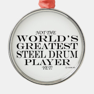 Bester Stahltrommel-Player und Metalldekoration Ornament Aus Metall
