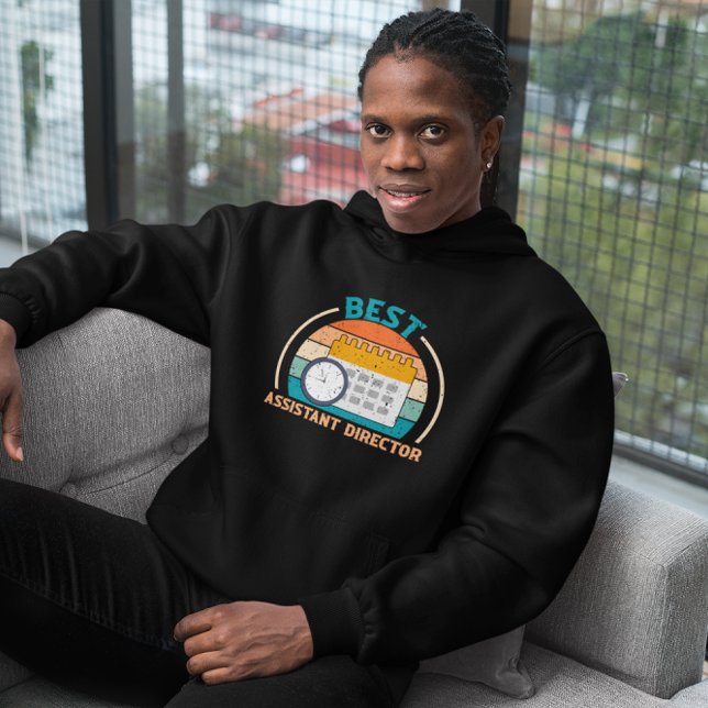 Bester stellvertretender Direktor - Retro AD Hoodie (Von Creator hochgeladen)