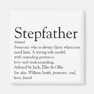 Bester Stiefvater der Welt, Definition Stiefvater Magnet