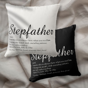 Bester Stiefvater der Welt, Stiefvater-Definition Kissen
