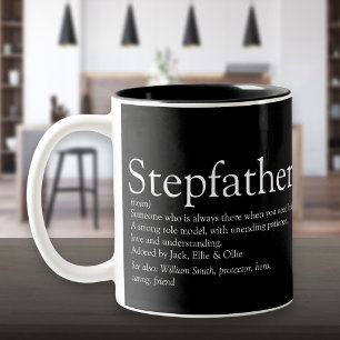 Bester Stiefvater der Welt Stiefvater Definition S Zweifarbige Tasse