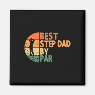 Bester Stiefvater Durch Par Golfen Lustiger Golf G Magnet