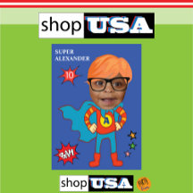 Bester Superheld-Spaß mit Kinderbild