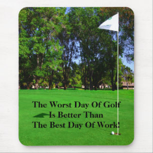 Bester Tag des Golfs Mousepad