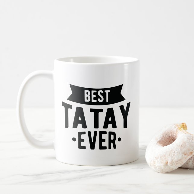 Bester Tatay überhaupt bester Kaffeetasse (Mit Donut)