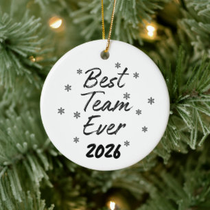 Bester Team-Mitarbeiter überhaupt  Keramik Ornament