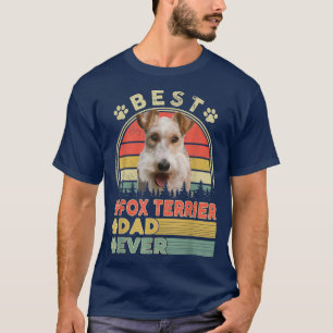 Bester Terrier Vater je Terrier Lover Dog Vathers T-Shirt