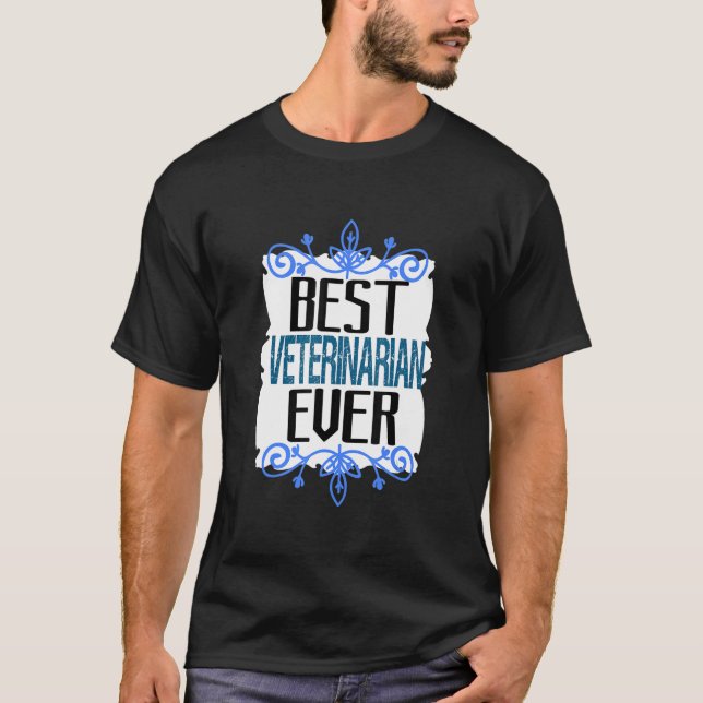 Bester Tierarzt je Beruf T-Shirt (Vorderseite)