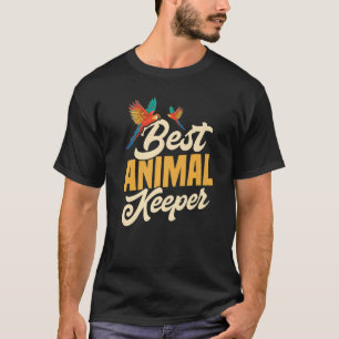 Bester Tierpfleger Grafik Tierliebhaber Zoo Pflege T-Shirt