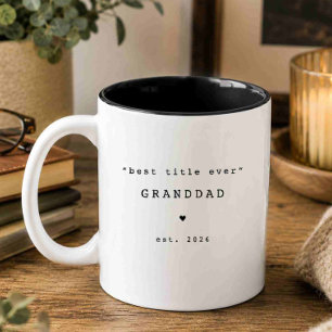 Bester Titel Aller Zeiten Opa Maßgeschneiderte Tas Zweifarbige Tasse