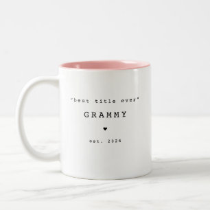 Bester Titel überhaupt Grammy Custom-Mug Zweifarbige Tasse