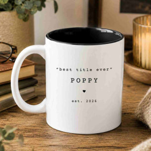 Bester Titel überhaupt Poppy Individuelle Tasse