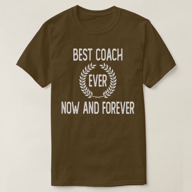 Bester Trainer für immer T-Shirt (Design vorne)