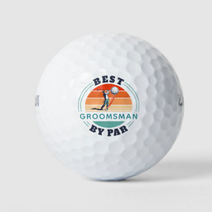Bester Trauzeuge nach Par Custom Retro Golfball