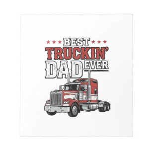 Bester Trucker-Vater aller Zeiten Vintage-Truck-Sh Notizblock