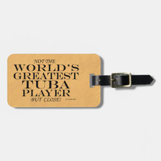 Bester Tuba Player Naher Gepäckträger Gepäckanhänger