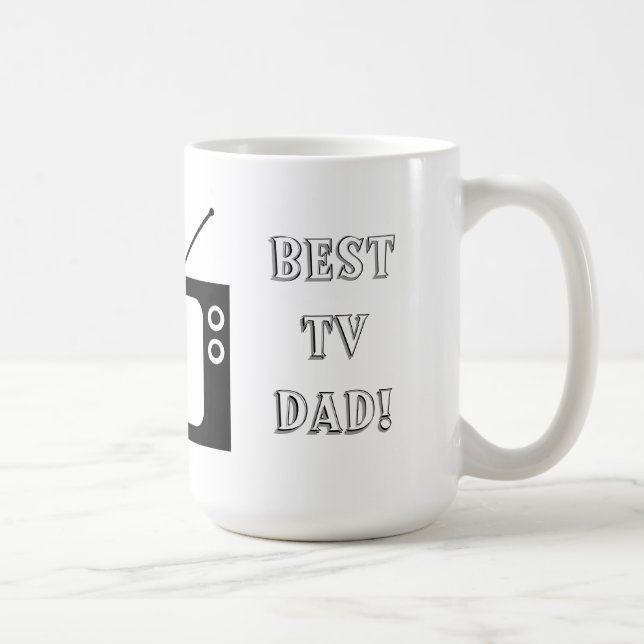 Bester TV-Vater! Kaffeetasse (Rechts)