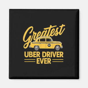 Bester Uber Driver je Uber Driver Funny 4 Magnet