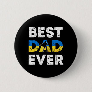 Bester ukrainischer Vater überhaupt Ukraine Daddy  Button
