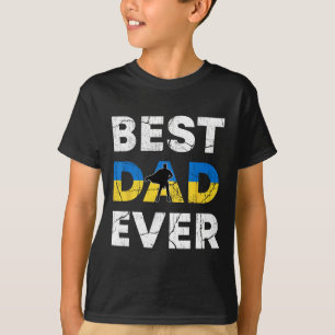 Bester ukrainischer Vater überhaupt Ukraine Daddy T-Shirt