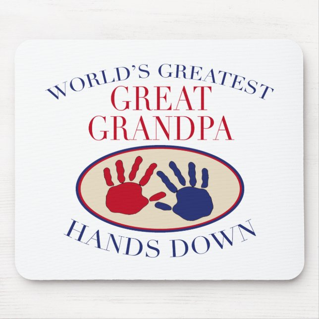 Bester Urgroßvater überhaupt Mousepad (Vorne)