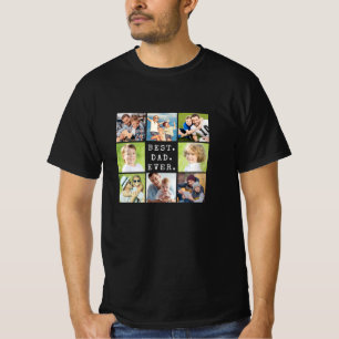 BESTER VATER ALLE ZEIT 8 Fotocollage T-Shirt
