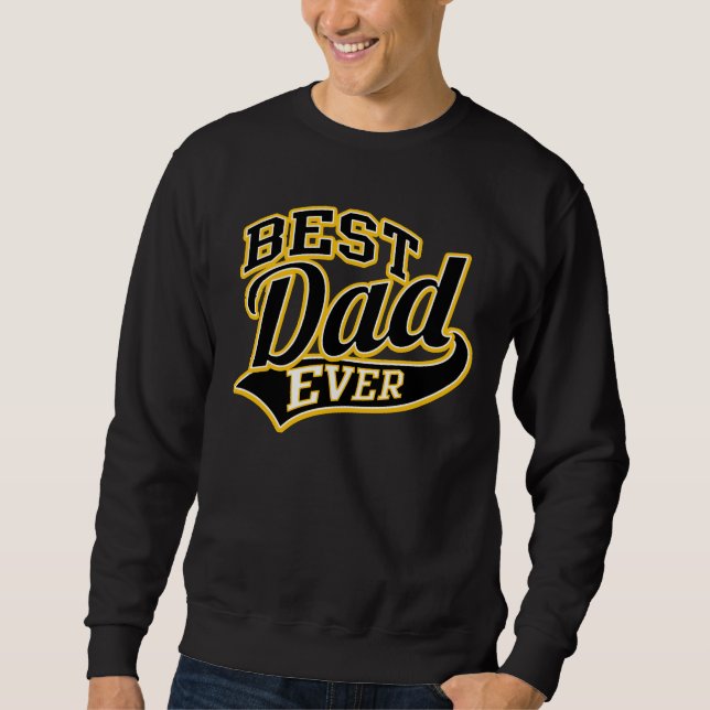 Bester Vater aller Star SuperDad Sweatshirt (Vorderseite)