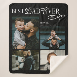 Bester Vater Aller Zeiten 4 Fotos Moderne Geschenk Sherpadecke